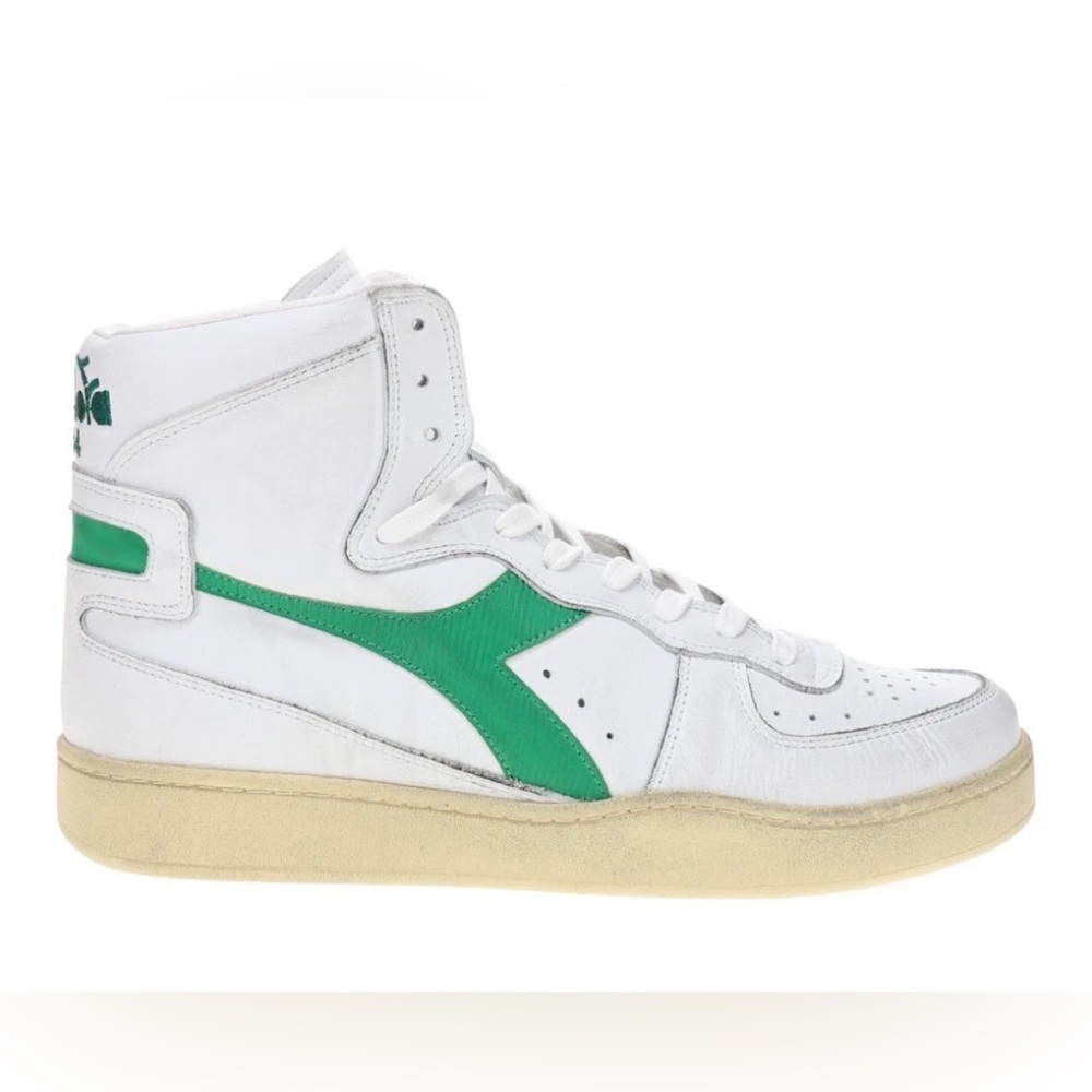 NWT Diadora Mi Basket High Top Leather Shoes Size 12.